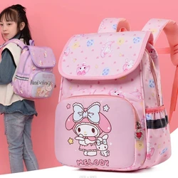 Hot Lovely Kuromi Melody School Backpacks Suitable Cartoons School Bags for Teenager Girls Schoolbag Grades 1-6 Women Travel Bag