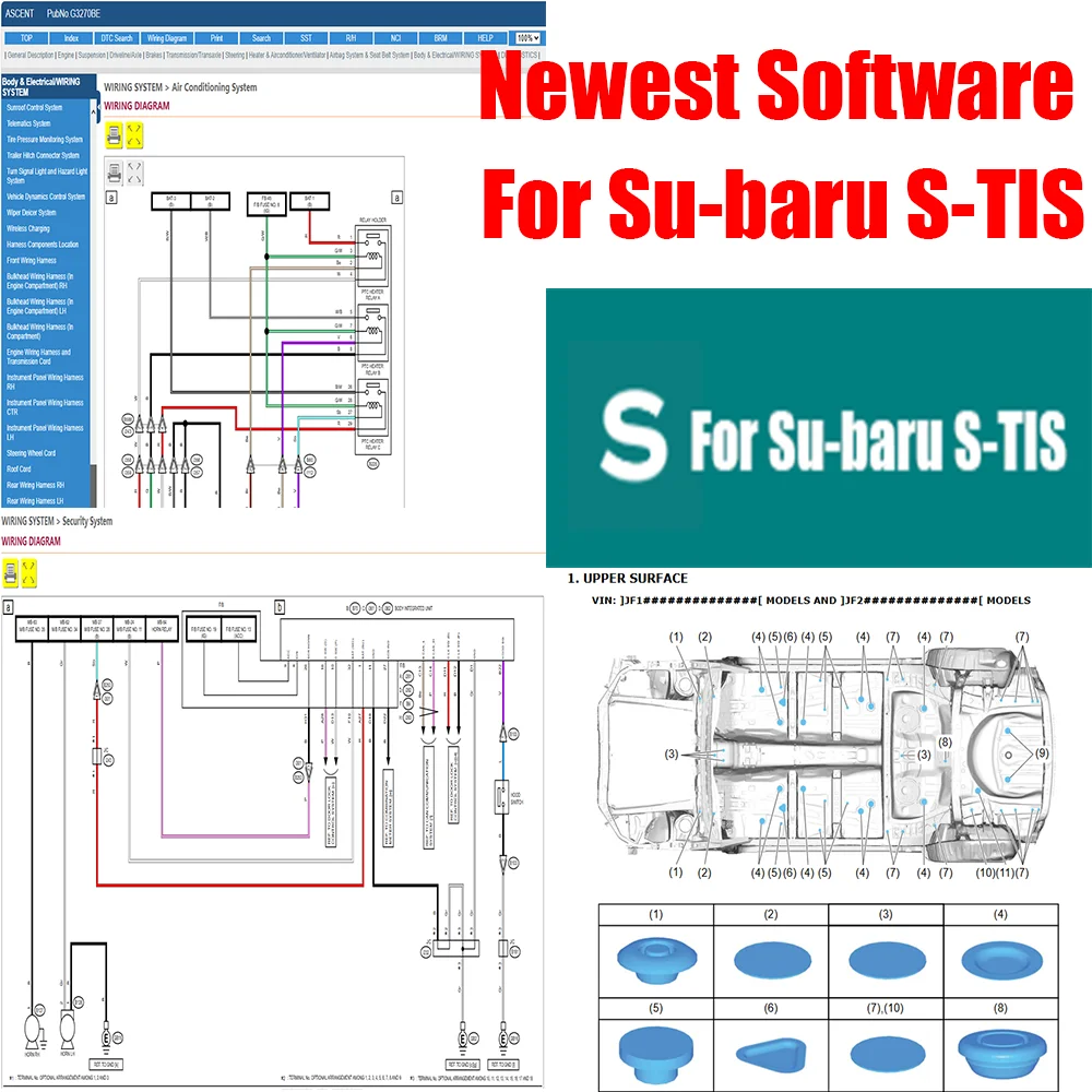 2026 Newest Online Account Software for Su-baru S-TIS Upgraded Workshop Car Repair Manual Wiring Diagram Support Mobile/PC Login