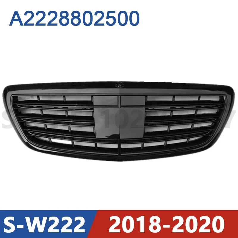 

for 2018-2020 W222 Mercedes Benz S320 S400 S450 S550 S560 Front Bumper Radiator Grill Mesh Middle Net A2228802500 2228802500