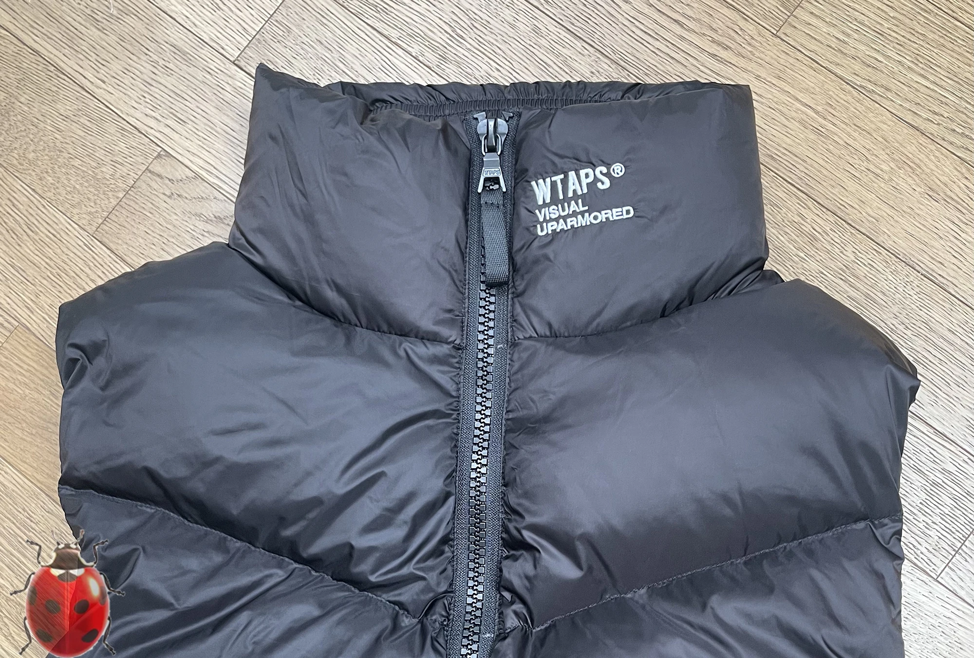 Sleeveless Zipper Wtaps Puffer Vest Jackets Parkas Green Black Men Women Classic Embroidery Logo Thicken Down Winter Coats Japan