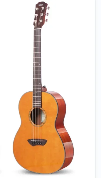 Yamaha-Full Spruce folheado caixa elétrica, Mini guitarra portátil, guitarra de viagem, 36 ", CSFTA