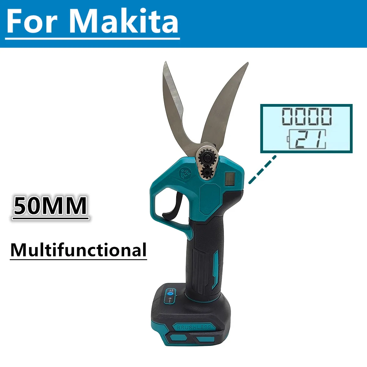 

Brushless Electric Scissor 50mm Multifunctional Bone Meat Shear Kitchen Pruner Vegetable Scissors Tools For Makita 18V Battery
