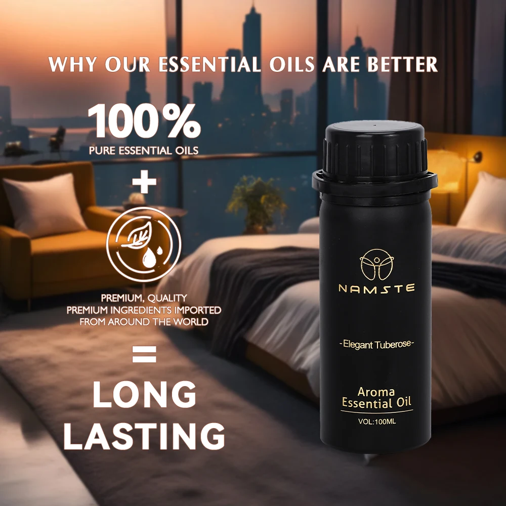 NAMTSE 100ML Aroma Diffuser Perfume Oil Air Freshener Fragrance Delicate Long-lasting Fragrance Hotel Fragrance Diffuser Oil