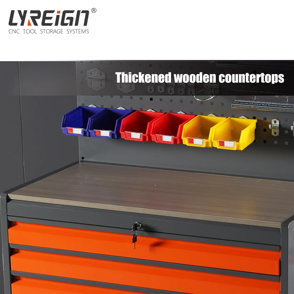 Six-drawer Heavy-duty CNC Tool Cart Workbench Operation Table Special Marble for Machining Center Cnc Workbench
