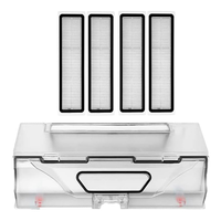 A63K-Dust Box With Filter For Xiaomi Dreame D9 Robot Vacuum Cleaner Spare Parts Dust Bin With Filter Accessories