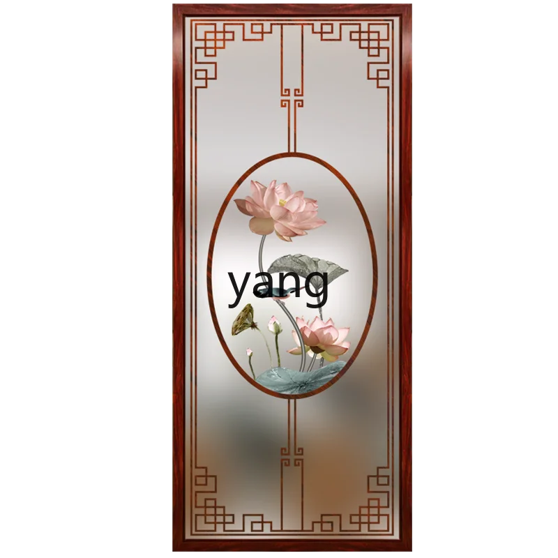 CX new Chinese glass screen partition living room modern simple decoration household small apartment entrance