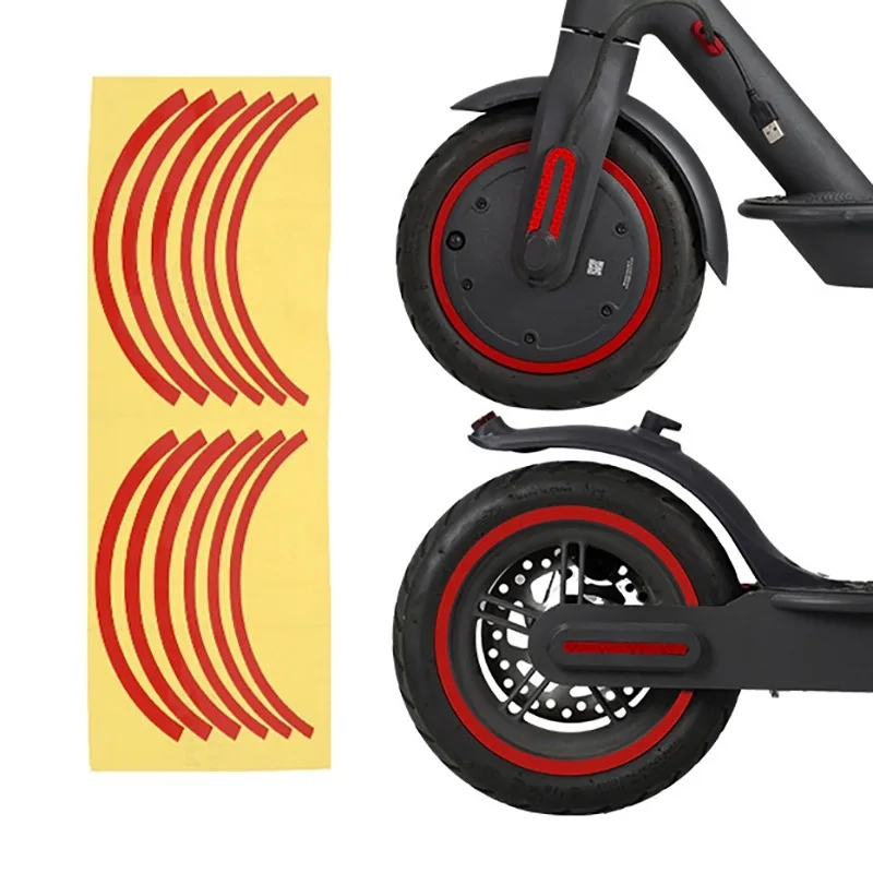 Hot Night Riding Warning Strip for Xiaomi Mijia M365 Scooter Sticker Reflective PVC Scooter Decal Waterproof scooter accessories