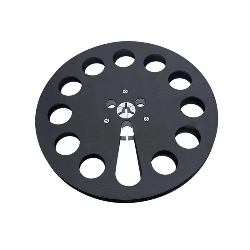 

ABLN-New Analog Audio 7Inch X 1/4Inch Metal Tape Reel -NAB HUB Open Reel Audio Aluminum Takeup Reel 7 Inch