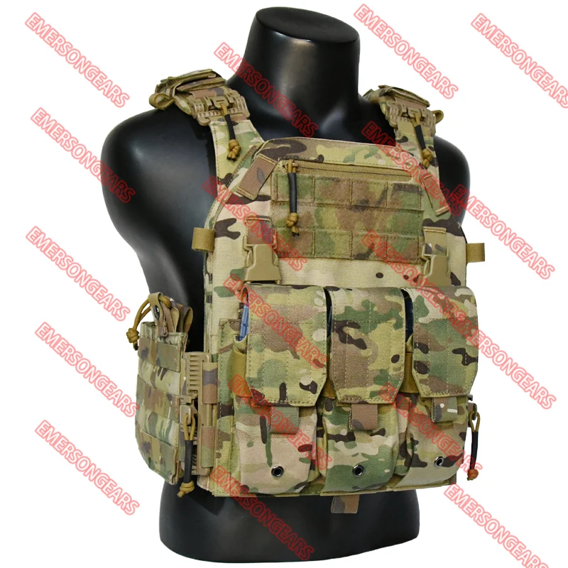 EMERSONGEARS 1000D Nylon Fabric Quick Releaseable  6094K tactical vest with Triple magazine pouch