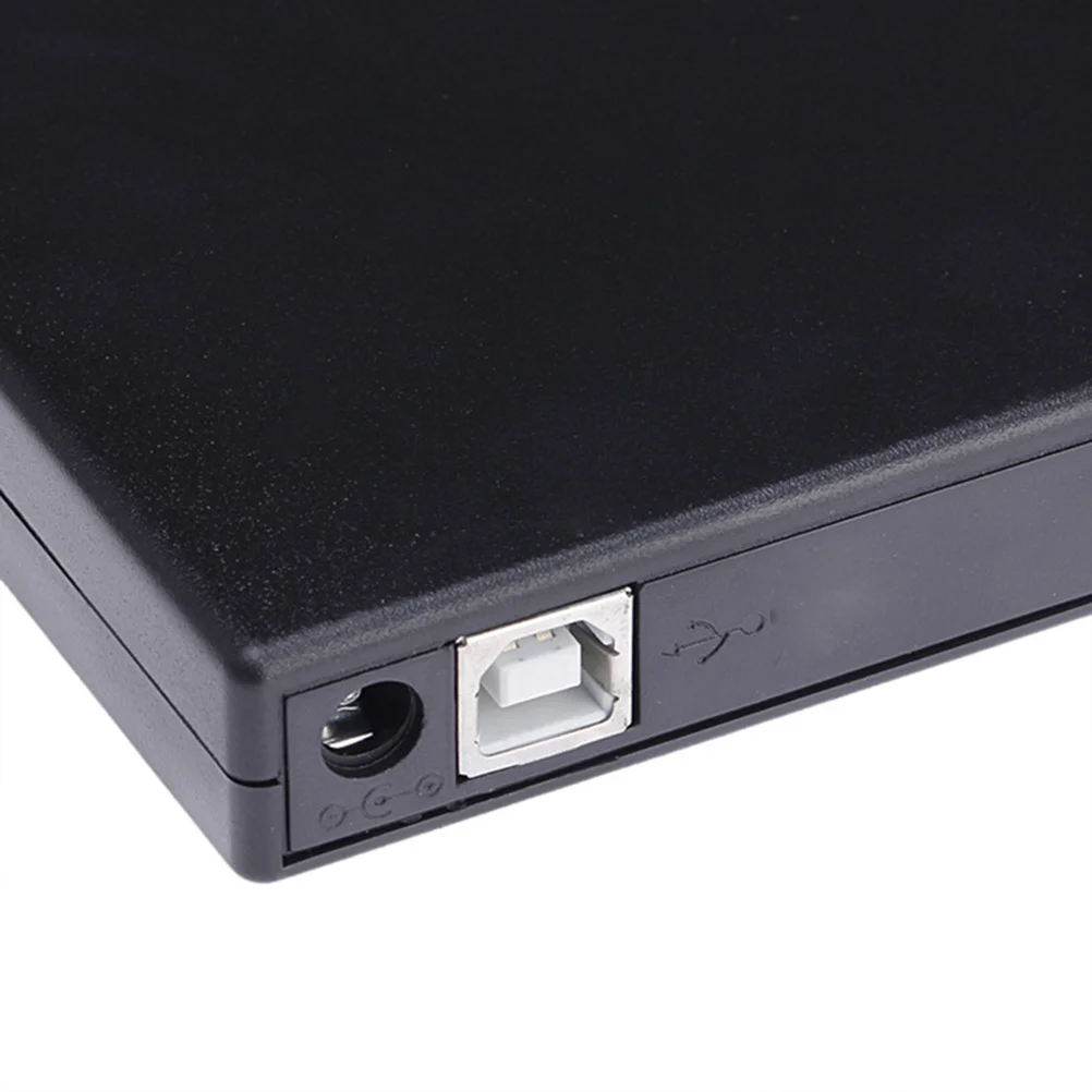 

External Cd Dvd Reader Cd Drive Rewriter 4X /-Rw 5X Dvd-Ram Usb 2.0 Portable Plug Play Black