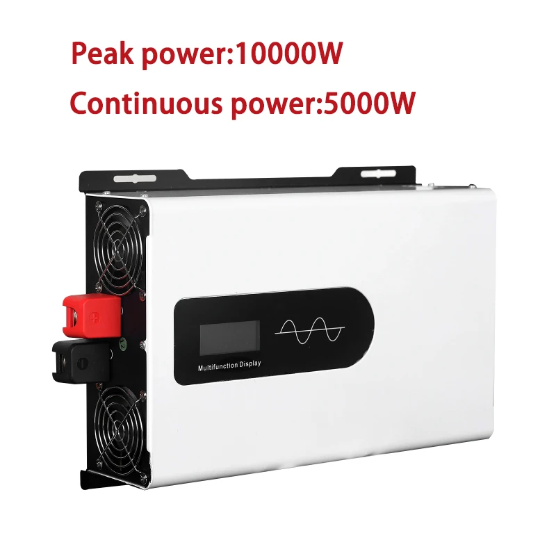 6600W 10000W Pure Sine Wave Inverter Solar Power Inverter 24V 48V To AC 220V 230V Charger Voltage Converter For Lithium Battery