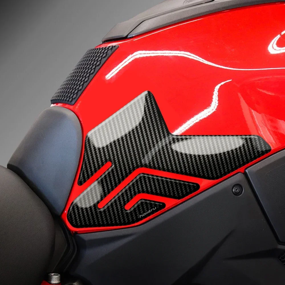 

for Ducati Multistrada V4 1100 Sport 1100S 2021-2024 Motorcycle Carbon Fiber Side Fuel Tank Knee Protector Anti Slip Protection