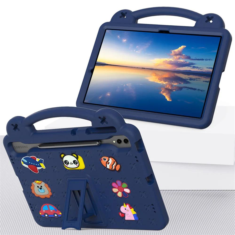 Kids Shockproof Case for Samsung Galaxy Tab S7 S8 S9 S10 FE Plus 12.4