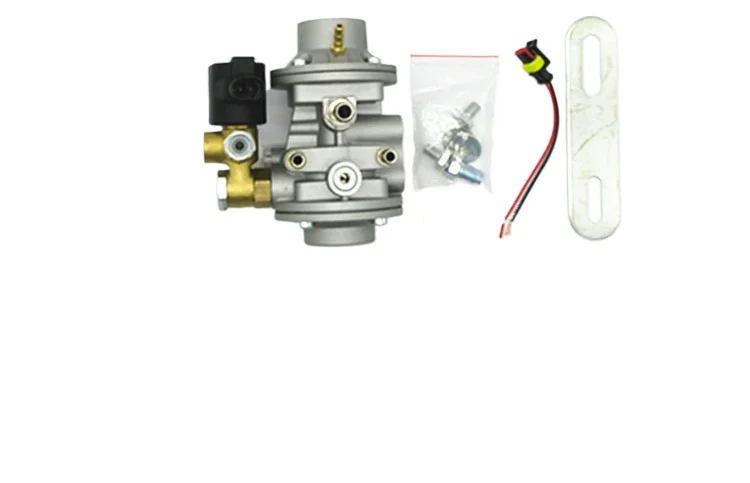 Multi point direct injection pressure reducing valve and two-stage BRC for CNG oil to gas natural vehicle modification