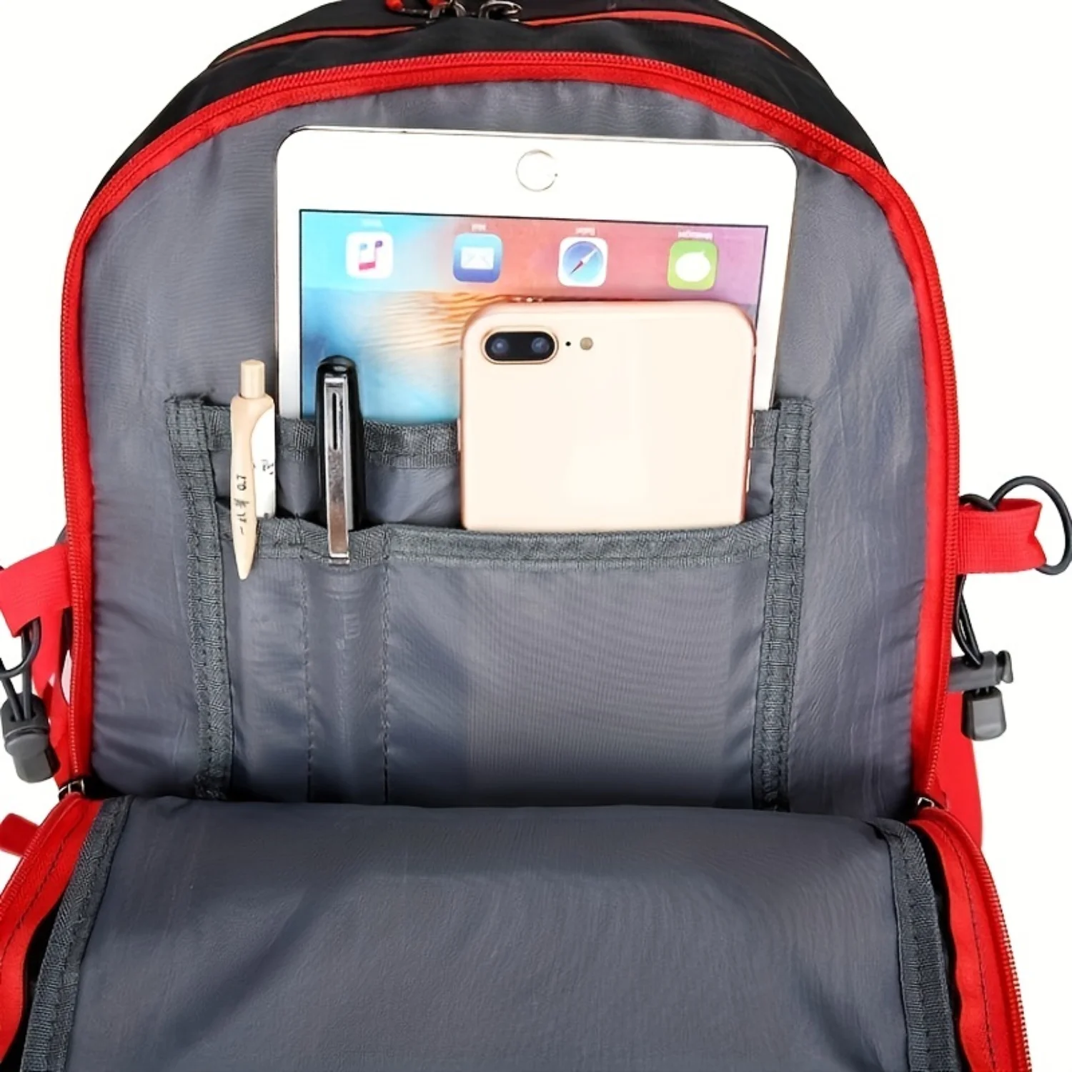 1 шт. 50 л водонепроницаемый походный рюкзак, большая вместительная альпинистская сумка для путешествий на открытом воздухе, альпинизма, кемпинга, подходит для мужчин и женщин