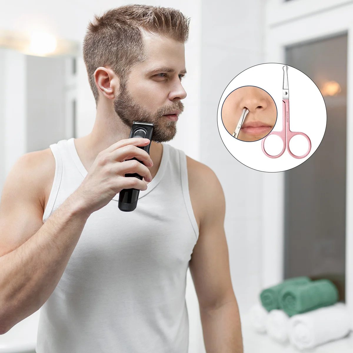 18Pcs Complete Nail Care Set Stainless Steel Manicure Tool Kit Rose Gold Color Hand Facial Foot Care Gift for Men Women