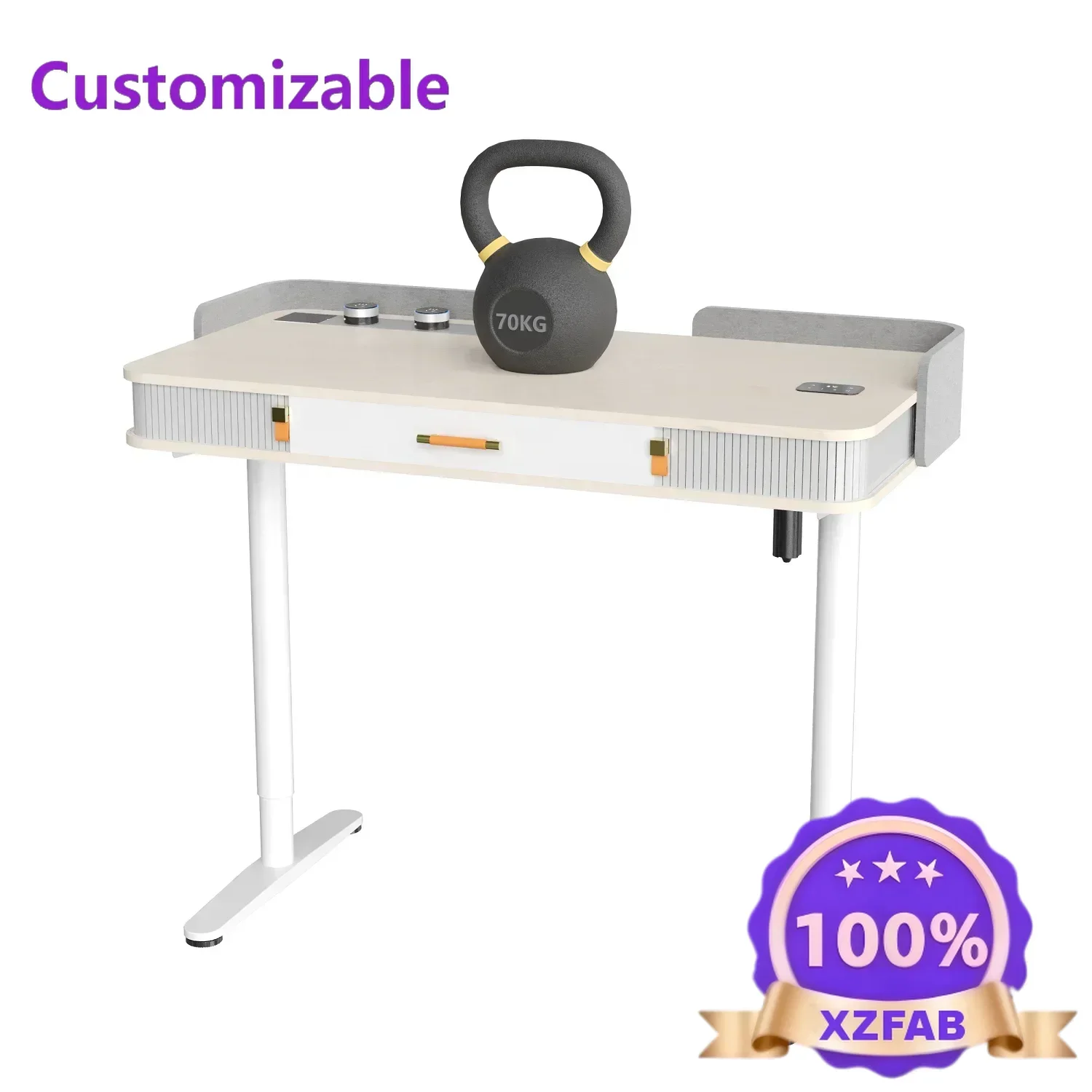 Factory Direct 2026 V-mounts ErgoTech commercial sit-stand desk for home with Sedentary reminder function VM-JSD5-03-P Hot sales