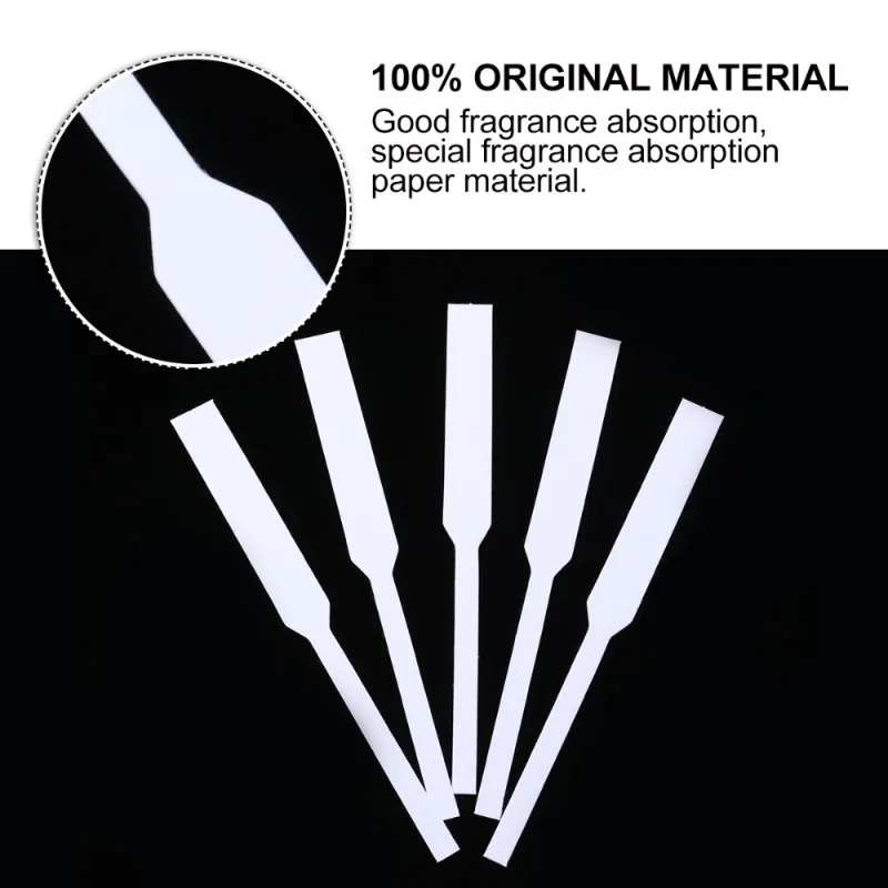 100/200Pcs Perfume Tester Strips for Scent Testing and Blending Paper White Aromatherapy Essential Oils Test Paper Strips