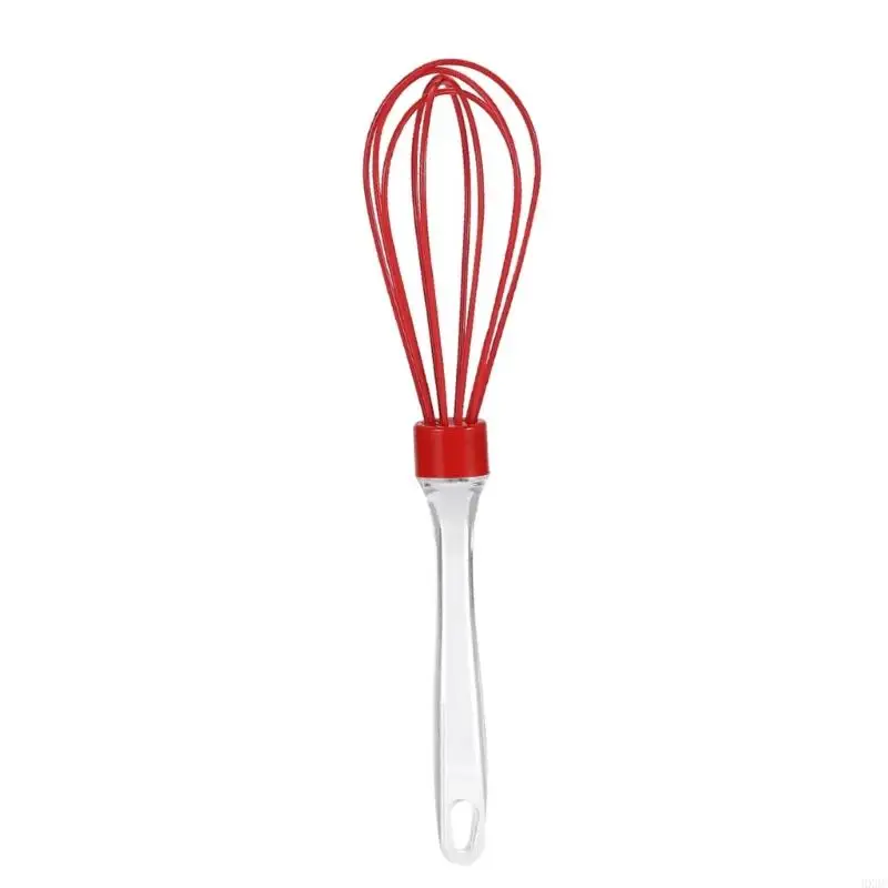 HX6C Frusta manuale in silicone Frusta per uova manuale Utensili da cucina durevoli per pasticceria Utensile da forno per torte