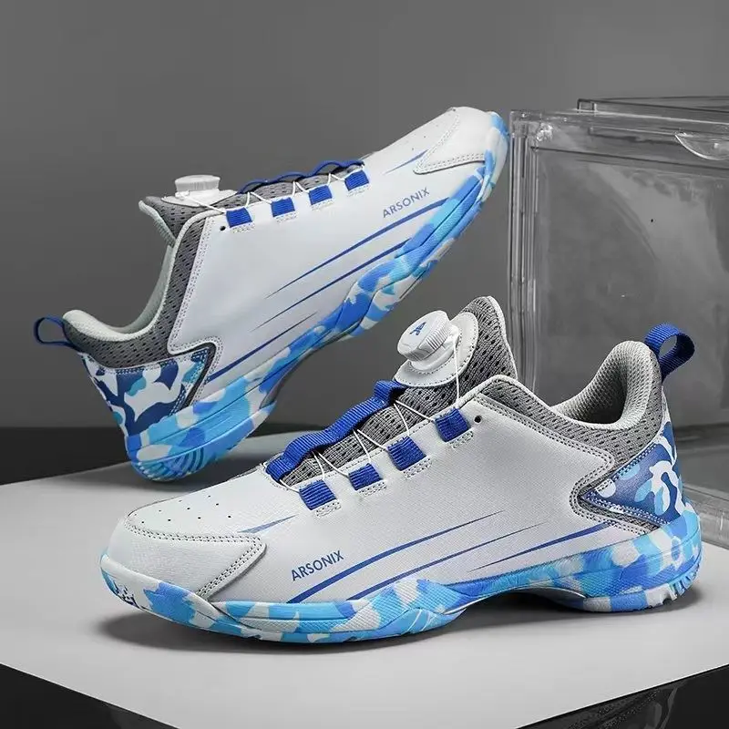 

2024 New Badminton Shoes Mens Non-slip Table Tennis Shoes Mens Quick Lace Indoor Sneakers Mens Designer Sneakers