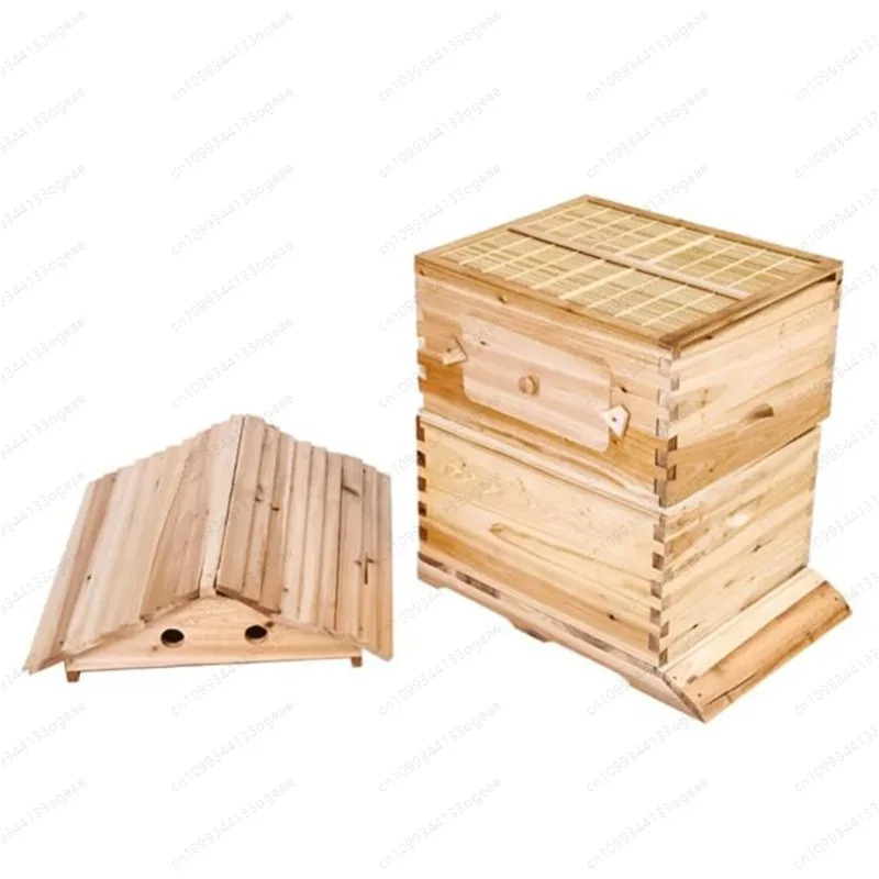 

Beekeeping Equipment Honey Flowing Bee Hive New Automatic Bee Hive with 7 Pcs Auto Flow Beehive Frames
