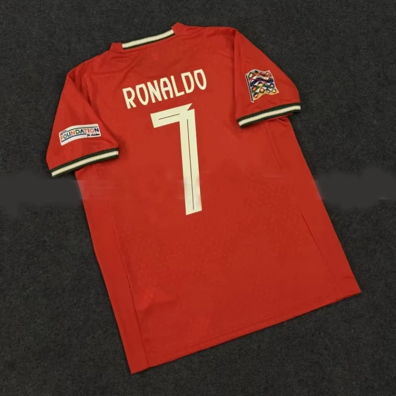 

Latest Summer Discount Short Sleeve T-Shirt Portugal No. 7 Jersey Local and Tourist Football Vest Comic Corta Game Vest