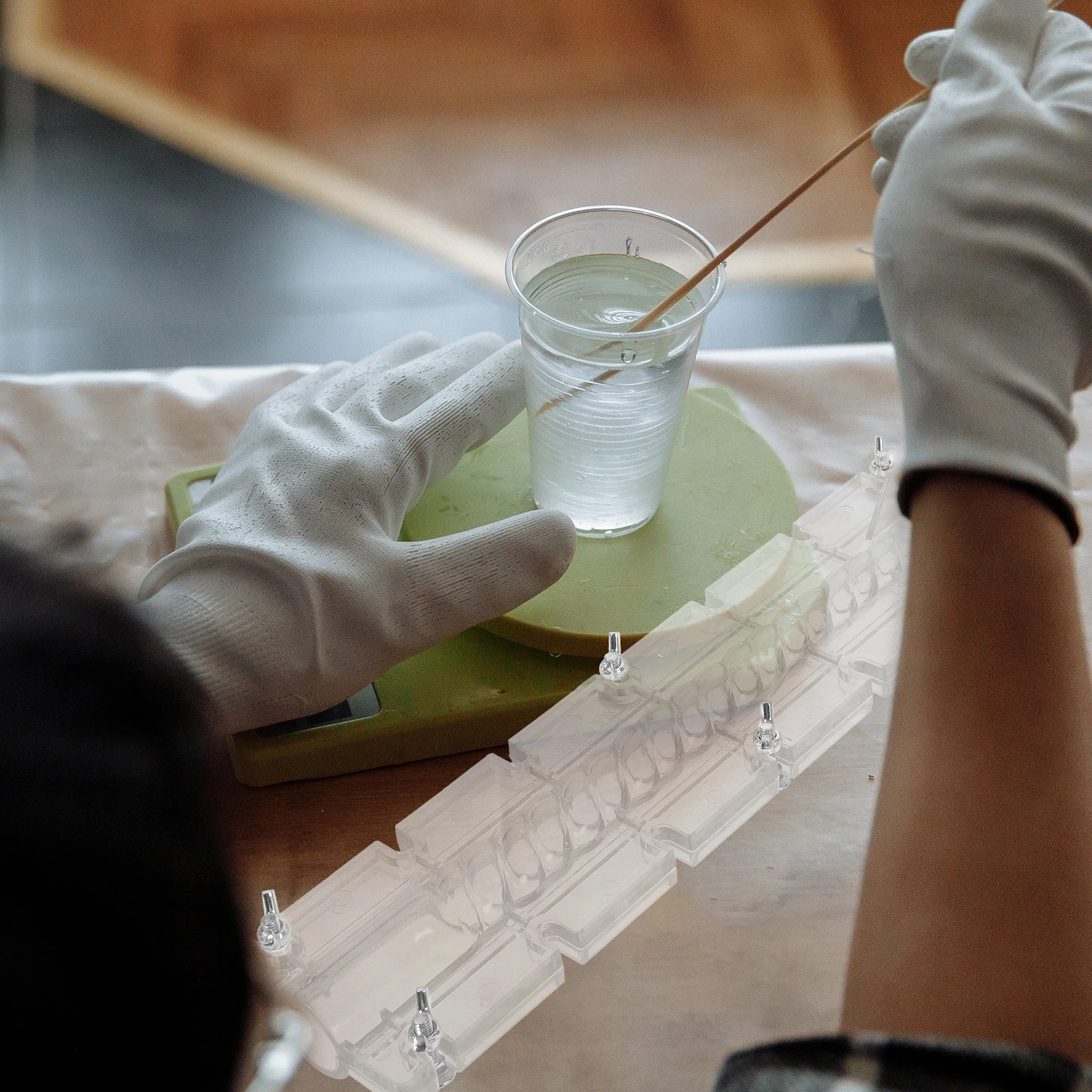 

1Set Long Rod Acrylic Mold Reusable Non-Stick DIY Crafts Mold for Decor Art Handicrafts Adults