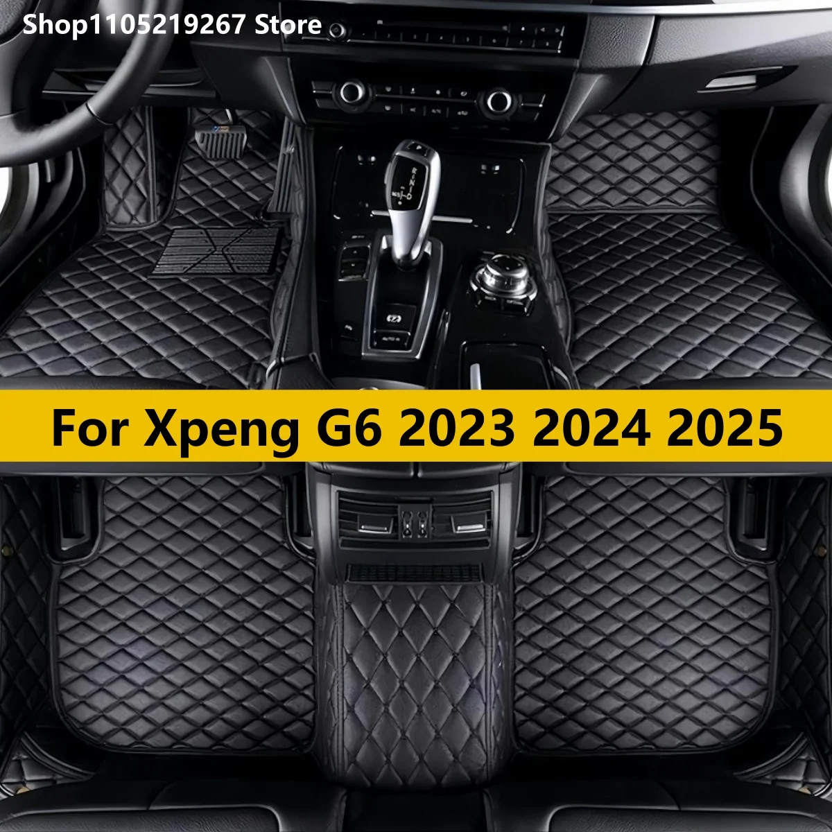 Custom Car Floor Mats For Xpeng G6 2023 2024 2025 Automobile Carpet Cover Interior Details Accessories Protective Pad Parts