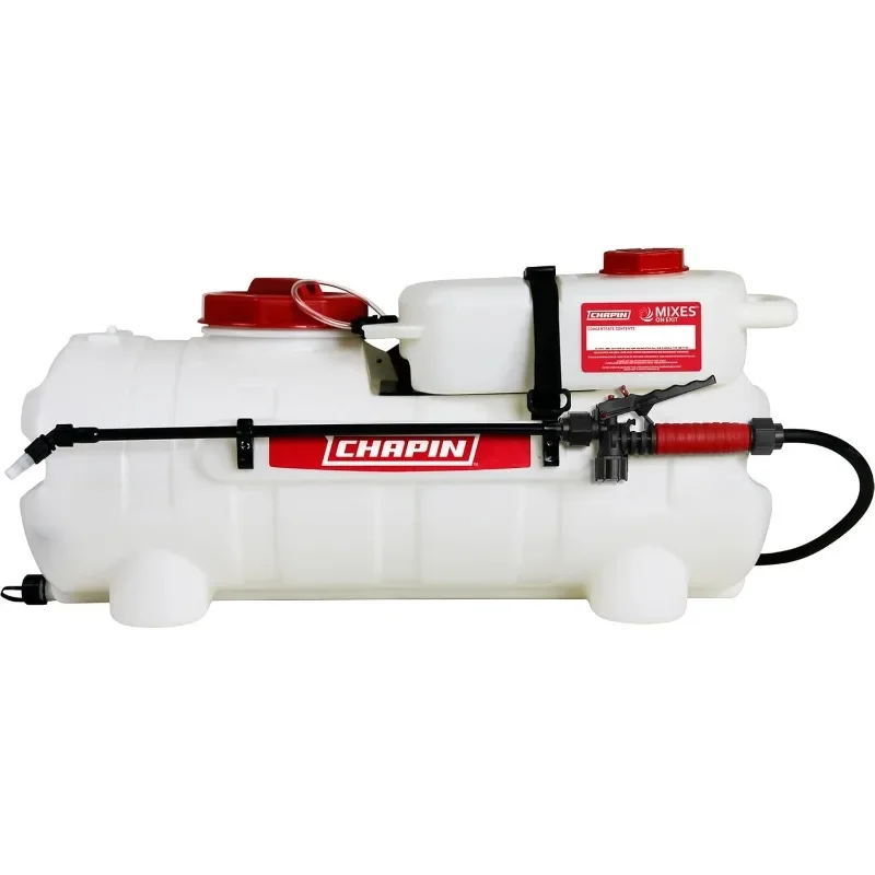 

97361 Made in the USA 15 Gallon Mixes on Exit 12V, 2.2 GPM Pump ATV/UTV Spot Sprayer with Separate Water Tank