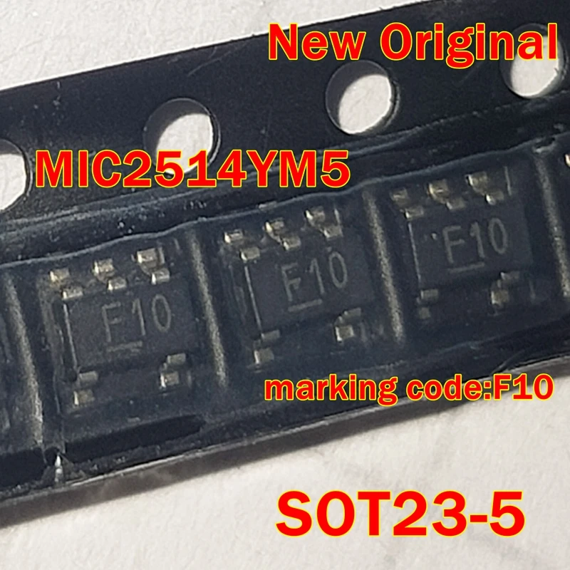 1Pcs to 100Pcs Mic2514Ym5Tr Mic2514Ym5 New Original Sot23-5 Marking Code:F10 Ittybitty Integrated High-Side Switch