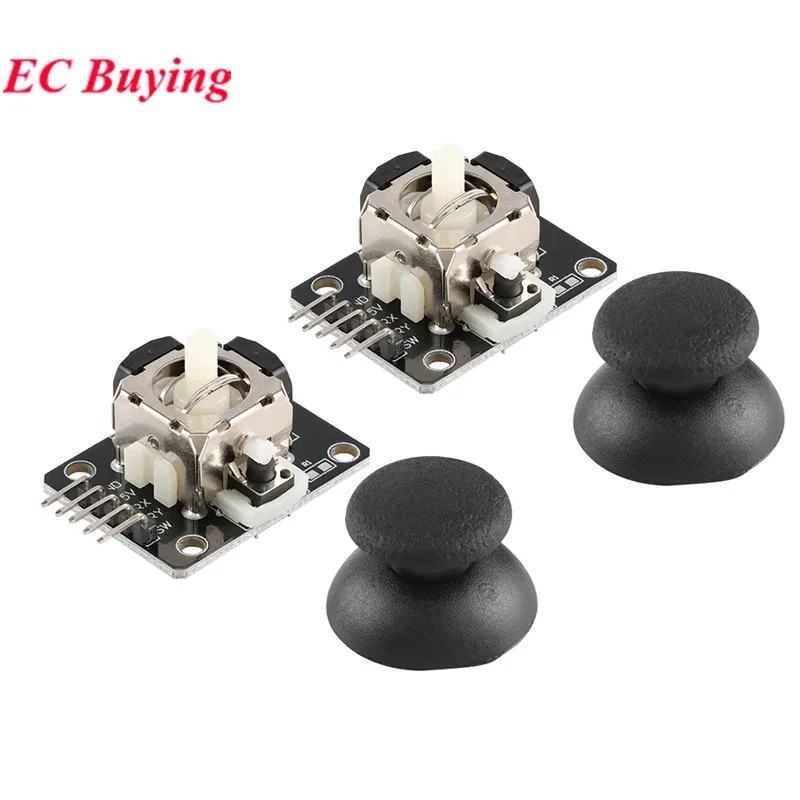 2Pcs/1pc Dual-axis XY Joystick Module For Arduino PS2 Joystick Key Rocker Control Lever Sensor DIY Electronic Building Block