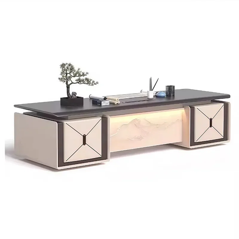 

Executive Computer Work Table Industrial Modern Work Table Wooden Study Table Escritorios Para Computadora Office Furniture