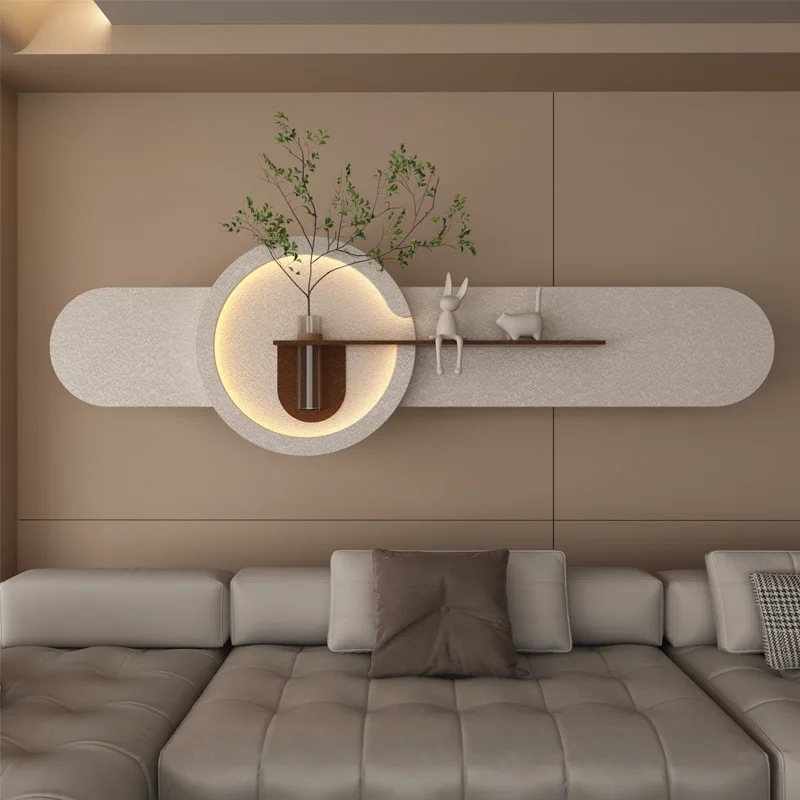 

DIY Decorations LED Wall Lamp Plant For Living Room Sofa Background Bedroom Corridor Modern Interior Home Horizontal Mural Light