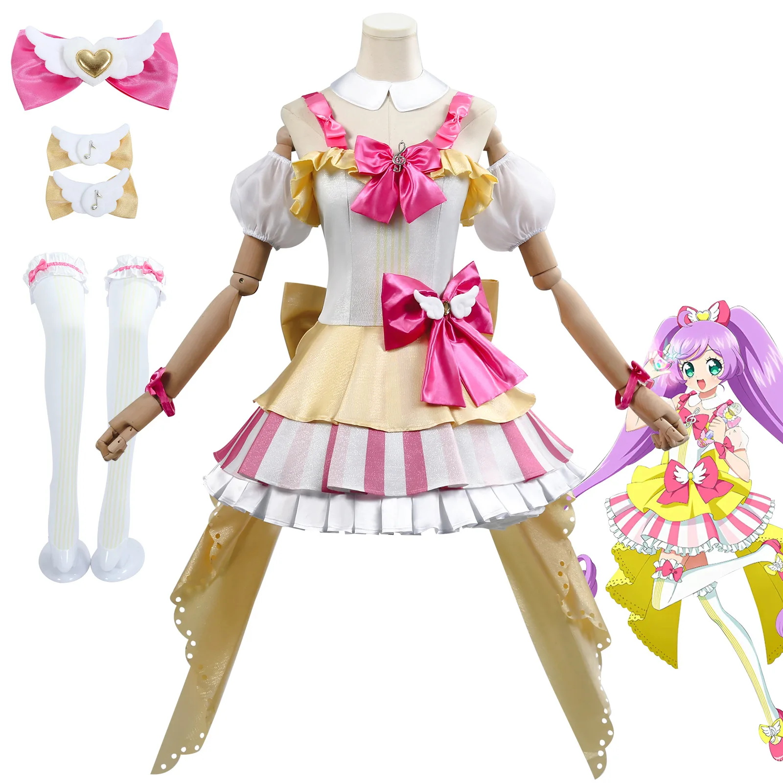 

Wonderful Heaven Cos Costume Zhenzhong La La Dress Cosplay Two-dimensional Animation Cosplay Costume