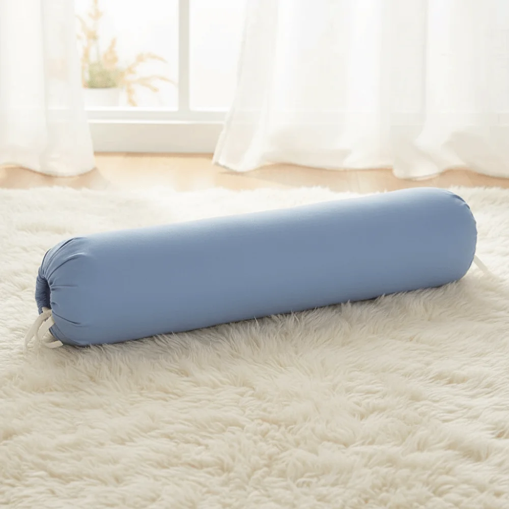 Pillow Case Solid Color Cylindrical Pillowcase 106x35cm Durable Bolster Pillowslip Washable Long Bed Roll Cushions Home Decor