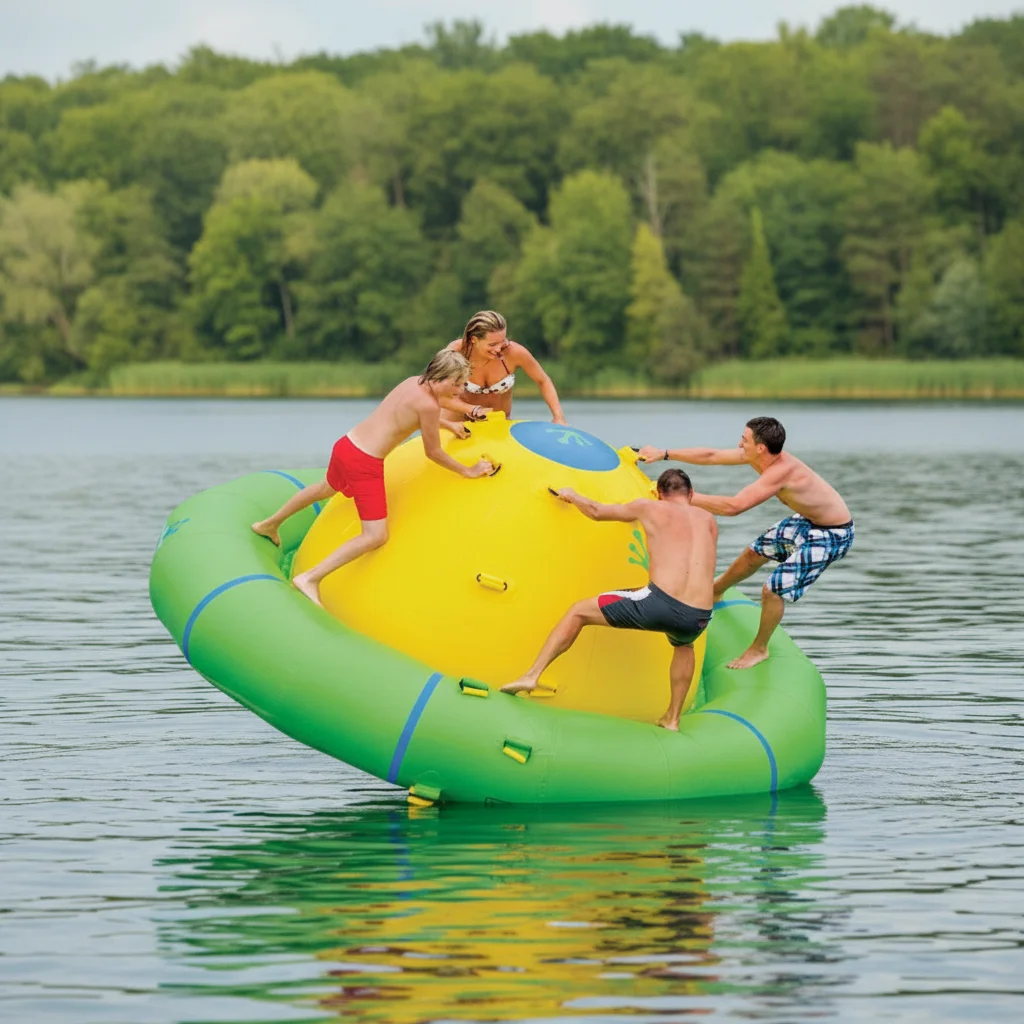 

Airfun Summer Water Park Game Floating Inflatable Saturn Water Toy Custom Inflatable Gyro Toy Of Water Saturn