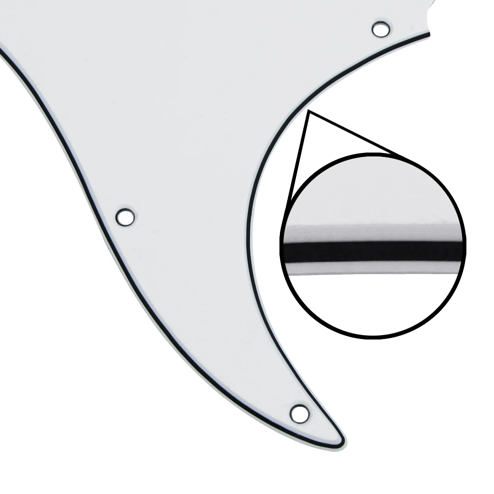 FLEOR 11-Loch HSS Gitarren-Schlagbrett, 3-lagig, PVC + Schrauben für American ST SSH E-Gitarre, Teile, Schlagplatte, Ersatzteile – Detail 7