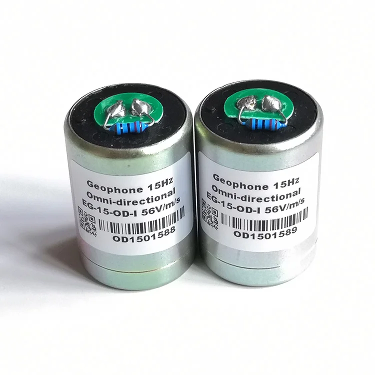 Hot Sale EG-15-OD-I Omni-Directional Geophone 15 Hz High Sensitivity 15Hz Geophone Sensitivity 65 V/m/s