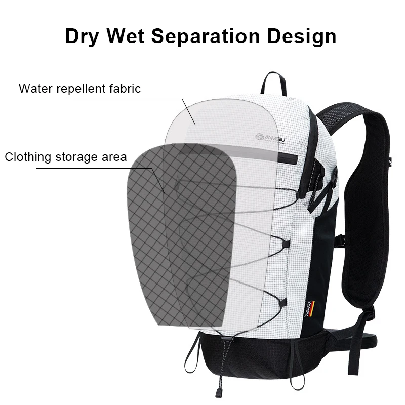 Anmeilu Backpack Men Women Leisure Travel Backpack Outdoor Sports Waterproof  Climbing Hiking Cycling Running Hydration Backpack