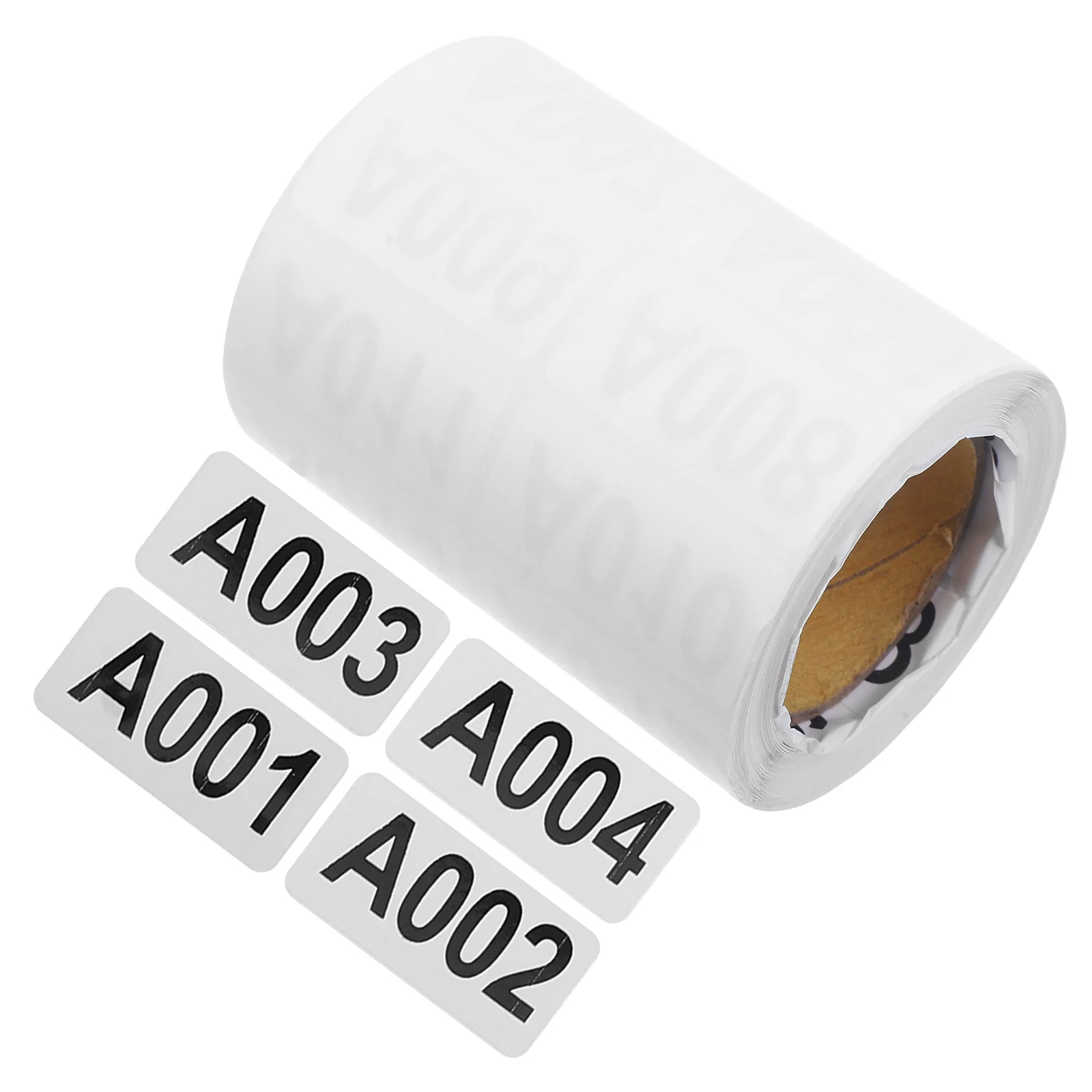 Number Label Stickers Roll Inventory Numbers -A999 Sequential Numbering Warehouse Labels Classification High Adhesive