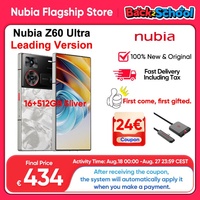 Zte Nubia Z60 Ultra Leading Version Smartphone 5g Snapdragon 8 Gen 3 Leading Version 6.8'' 120Hz Amoled Screen 80W Fast Charging 64Mp Camera Nfc