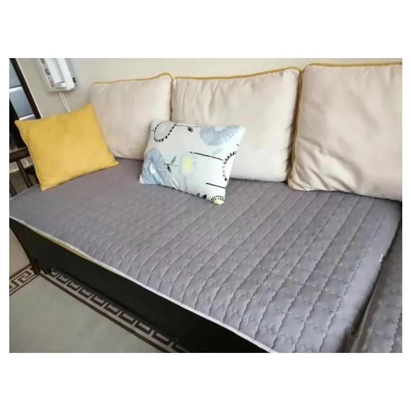 High Quality Silver Plush Blankets Throws EMF EMI Reducing Earthing Grounded Woven Pattern Plant Plain Four Seasons