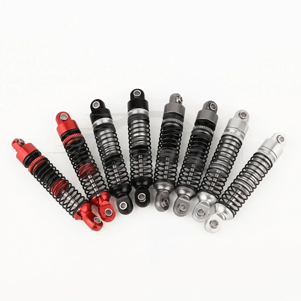 4PCS 53mm 59mm 66mm Aluminum Shocks Absorbers Damper for 1/18 RC Crawler TRX4M TRX-4M Bronco Defender Upgrade Parts