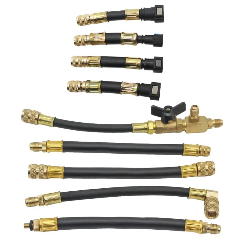 Quick Connect Car Fuel Pressure Gauge  Fuel Injection Oil Pressure Detector Automotive Repair Diagnostic Tool