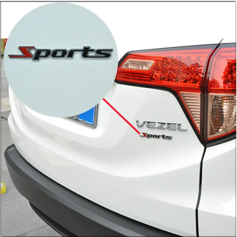 Car Styling 3D Metal Car Stickers Sport For Daewoo Matiz Nexia Nubira Sens Tosca Winstorm