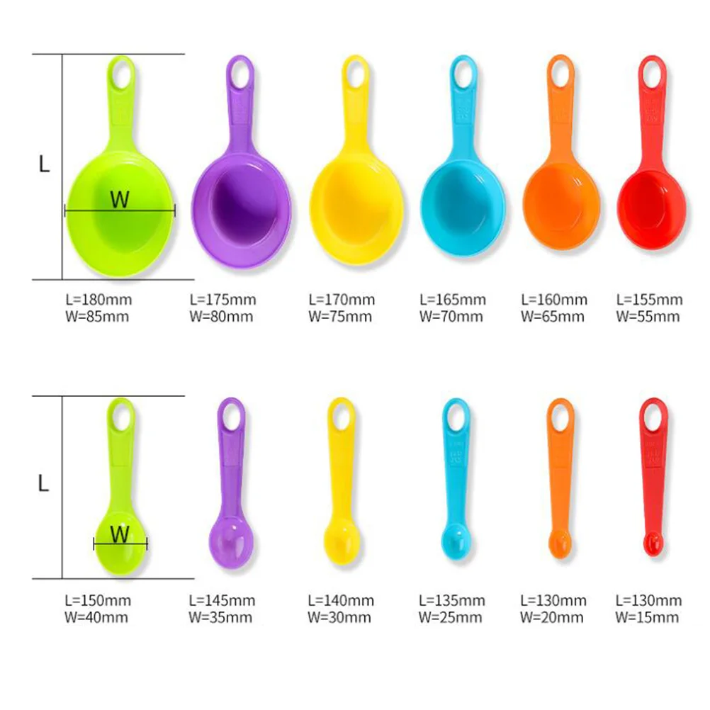 

Precision Measuring Spoons Set Metal Nesting Cups for Coffee Tea Milk Beans Food Seasoning Kitchen Gadgets