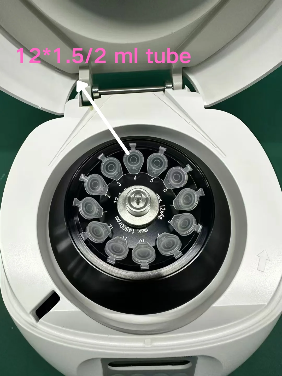 Mini15 آلة الطرد المركزي للمختبر الطبي 15000 دورة في الدقيقة أنابيب دوارة صغيرة معدات المختبرات الأساسية