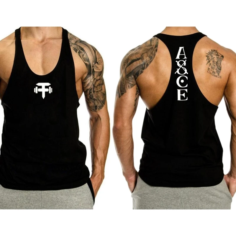 Men's Performance Stringer Vest, Flexible Gym Tank Top, Suited for Intense Fitness & Muscle Building to Boost Strength