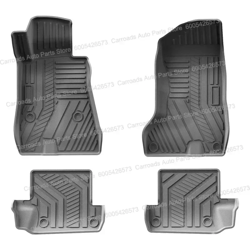 3D High-Edge TPE Car Mats for 2016–2024 Chevrolet Camaro (LHD) – All-Weather Protection, Durable, Stain-Resistant