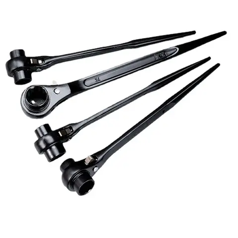 1pc 17-24mm 초내구성 Torx 래칫 렌치 다목적 이중 방향 기어 범용 양방향 스패너 퀵 릴리스 소켓